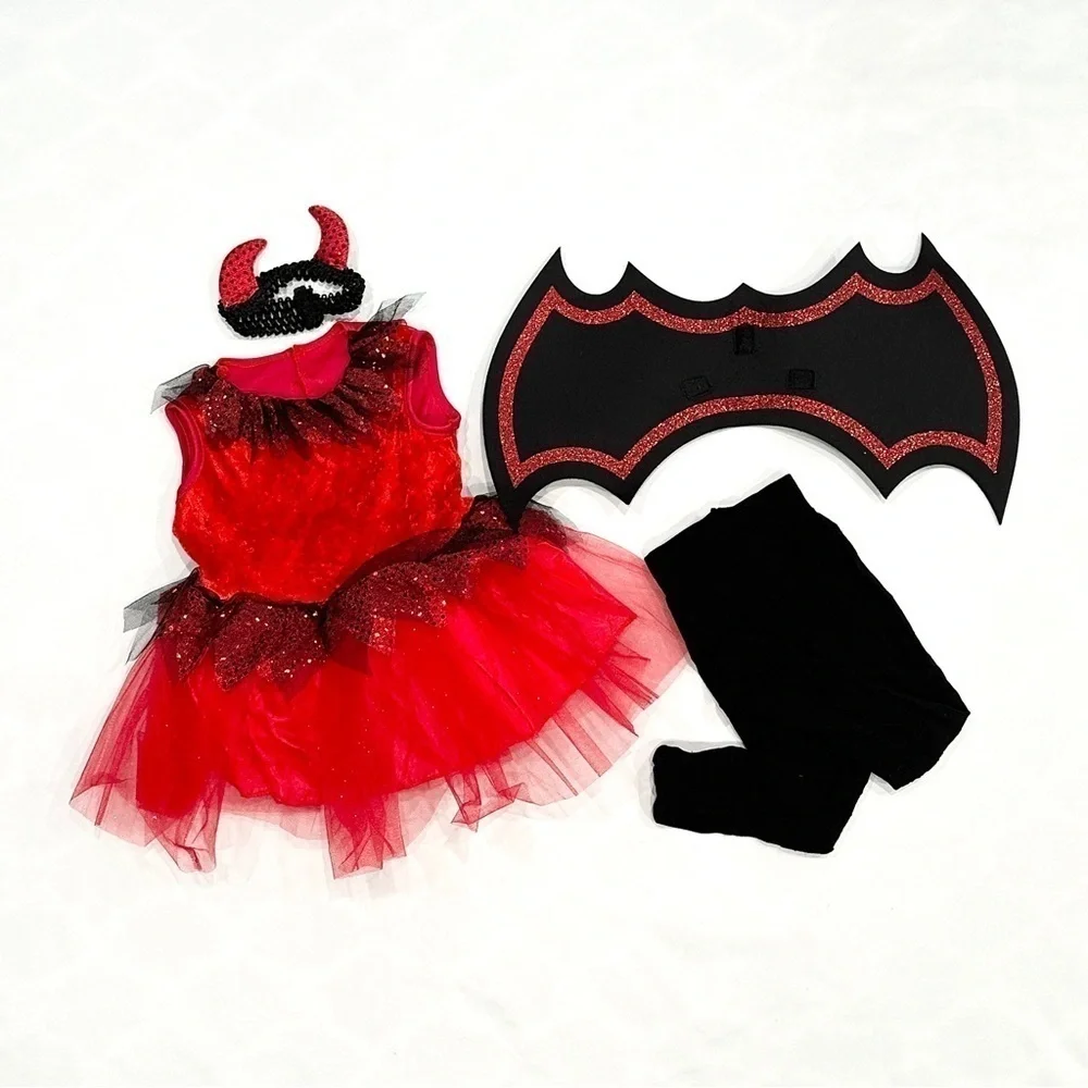 Rubies Opus Collection Little Devil Infant Toddler 4pc Halloween Cosplay Costume